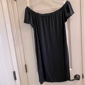 Sm black off the shoulder dress